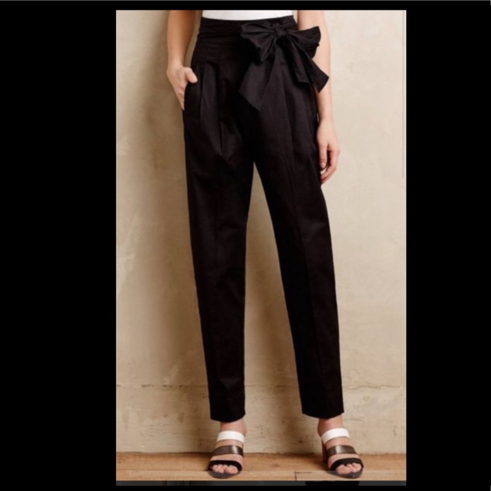 Anthro paper bag pants